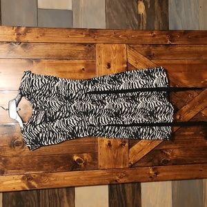 Short zebra print dress BeBop